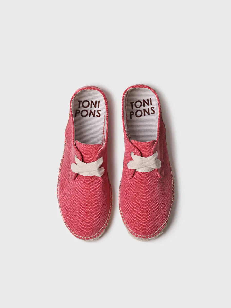 alpargatas mujer - Alpargata vegana de mujer cerrada con cordones | ABRIL - Toni Pons