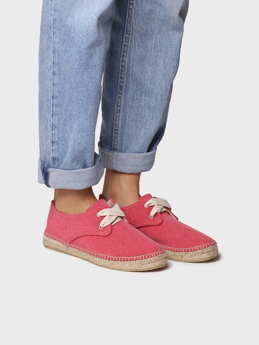 alpargatas mujer - Alpargata vegana de mujer cerrada con cordones | ABRIL - Toni Pons