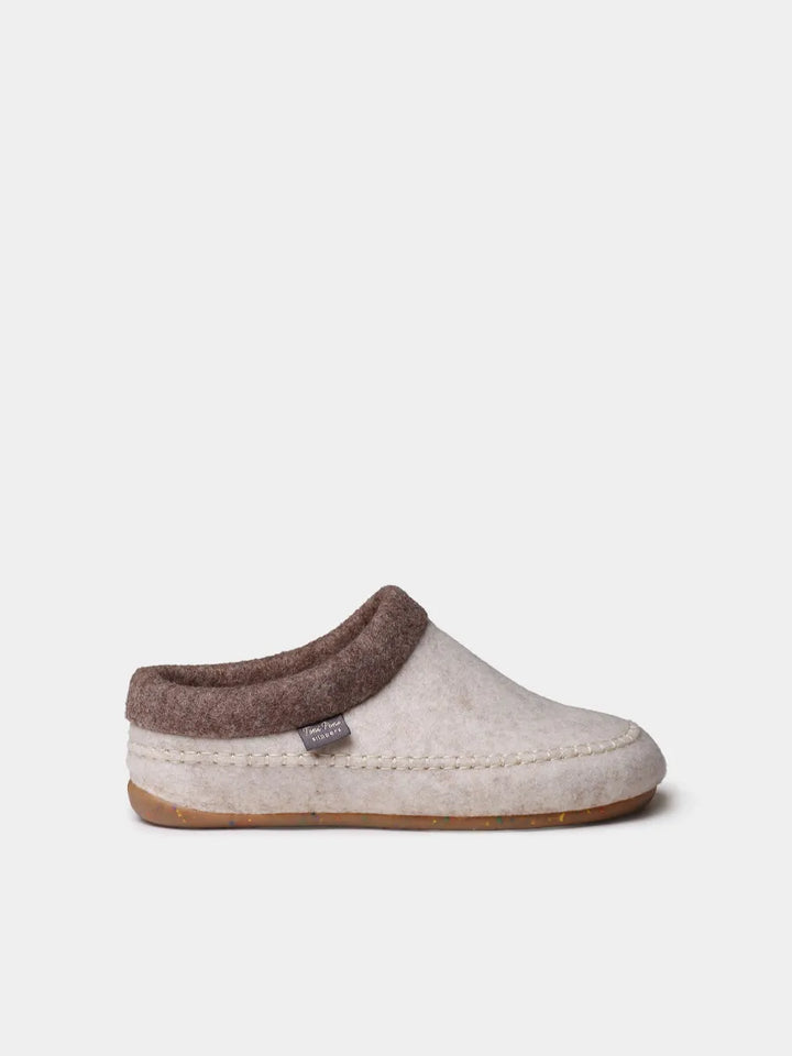 Zapatillas de casa mujer - Slippers destalonadas en fieltro con cuña para mujer | ALBONS - Toni Pons