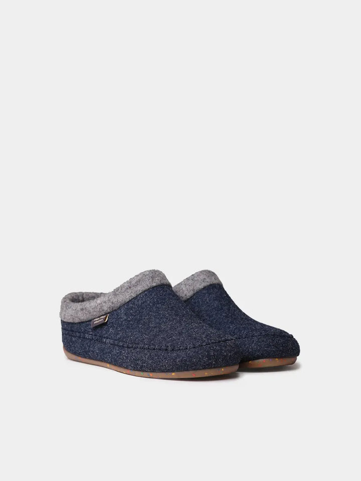 Zapatillas de casa mujer - Slippers destalonadas en fieltro con cuña para mujer | ALBONS - Toni Pons