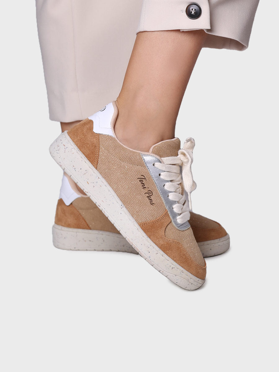 Zapatillas mujer - Sneaker de verano para mujer con acabado brillante - Toni Pons