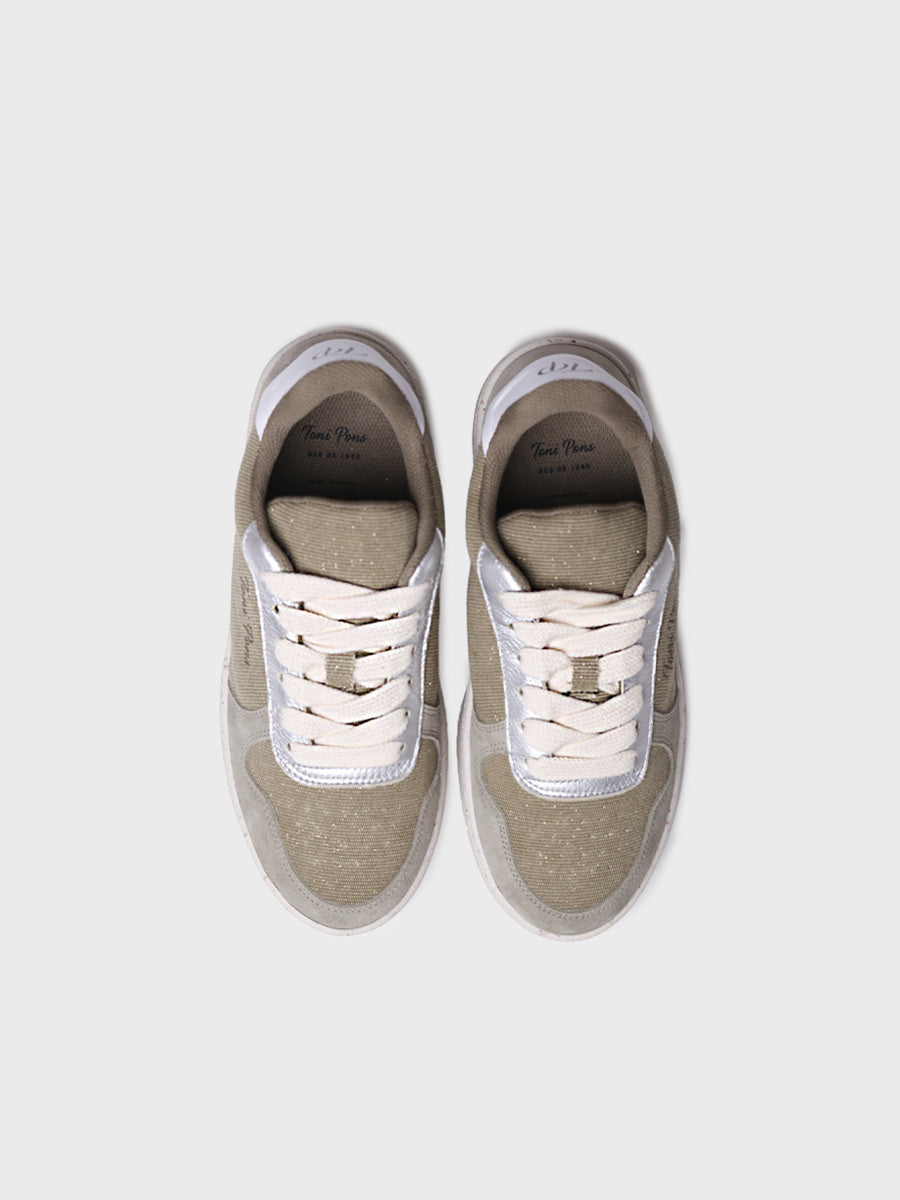 Zapatillas mujer - Sneaker de verano para mujer con acabado brillante - Toni Pons