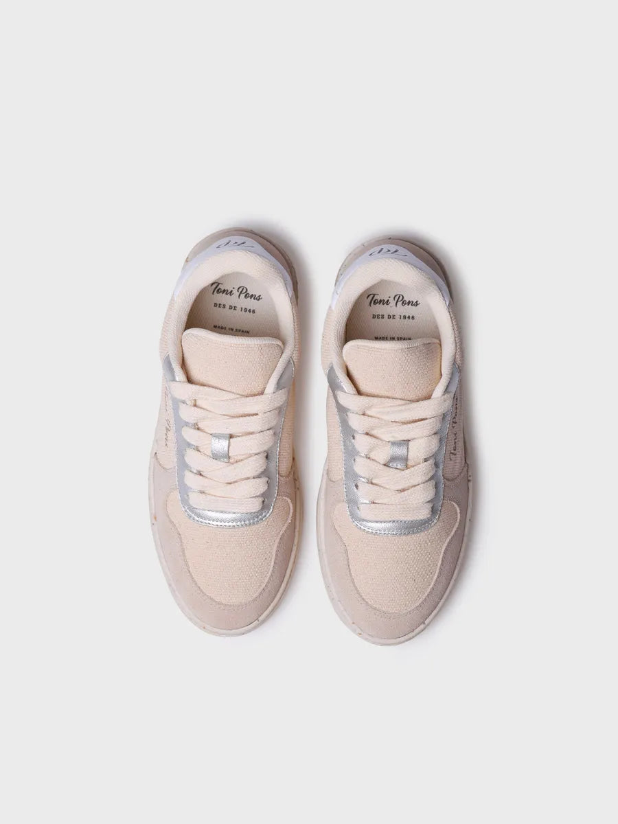 Zapatillas mujer - Sneaker de verano para mujer con acabado brillante - Toni Pons