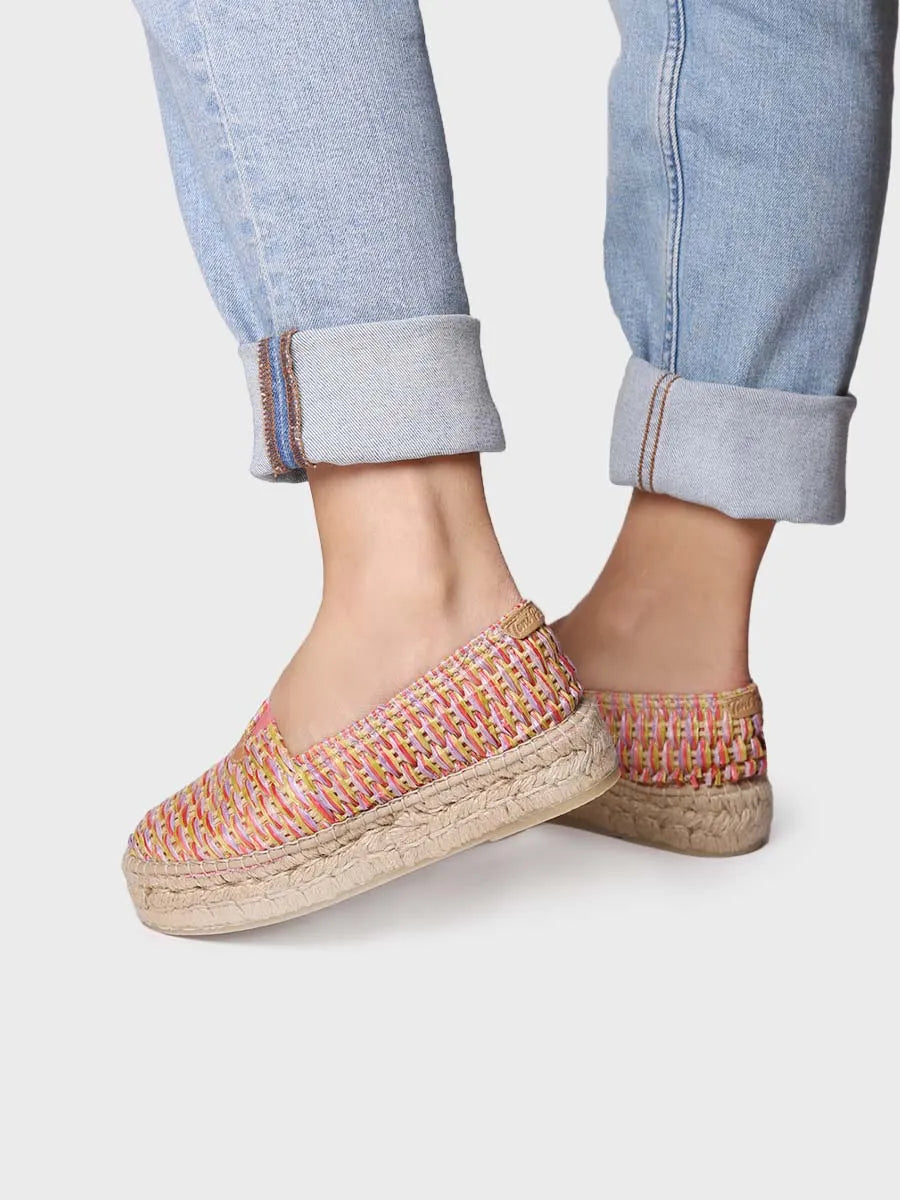Alpargata mujer - Alpargata plana de mujer multicolor - Toni Pons