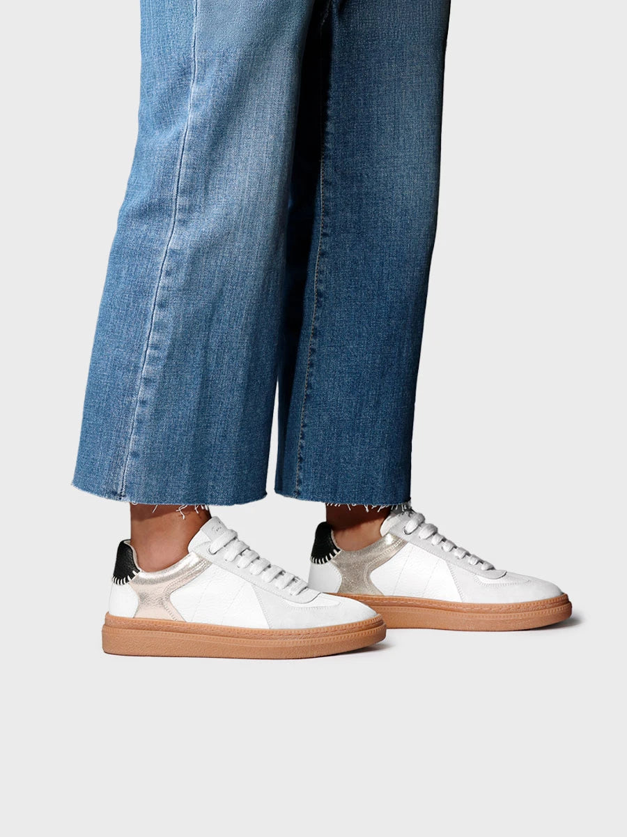 Zapatillas mujer - Zapatilla deportiva en piel para mujer | AUREA - Toni Pons