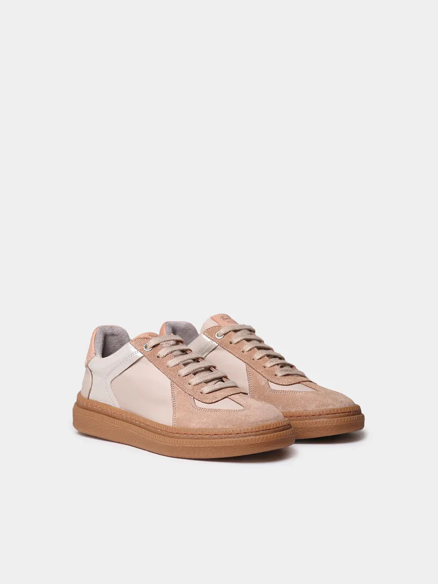 Zapatillas deportivas de piel para mujer con animal print | AUREA
