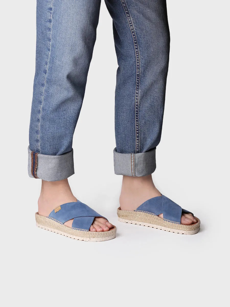 alpargatas mujer - Sandalia plana con tiras cruzadas | BALI-A  - Toni Pons