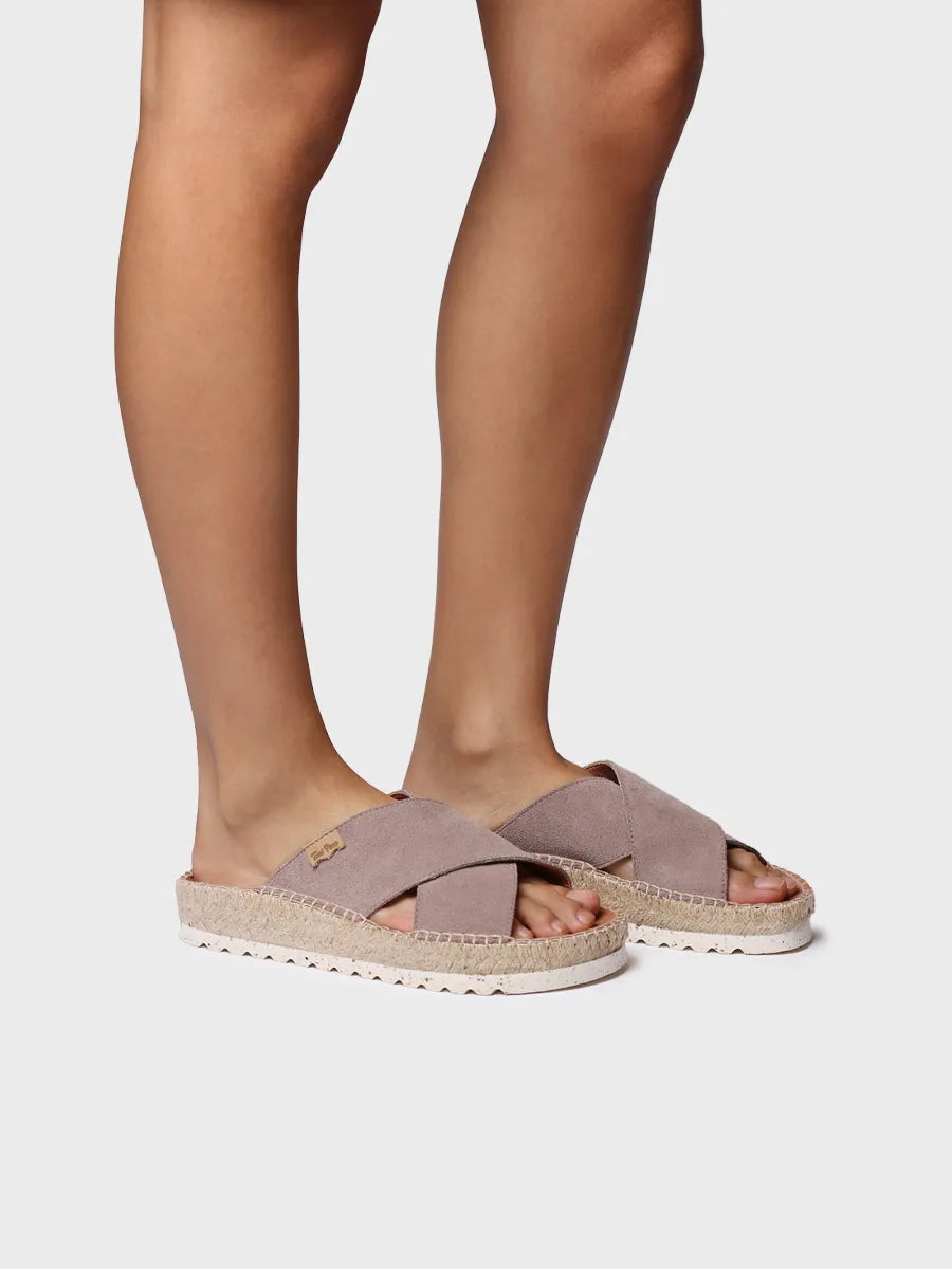 alpargatas mujer - Sandalia plana con tiras cruzadas | BALI-A  - Toni Pons