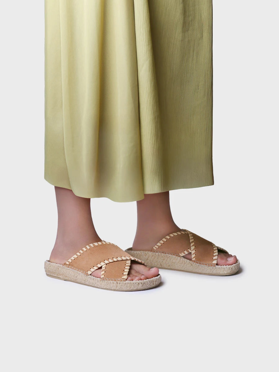 - Sandalias planas tipo BIO de mujer en serraje| BALI-SD - Toni Pons