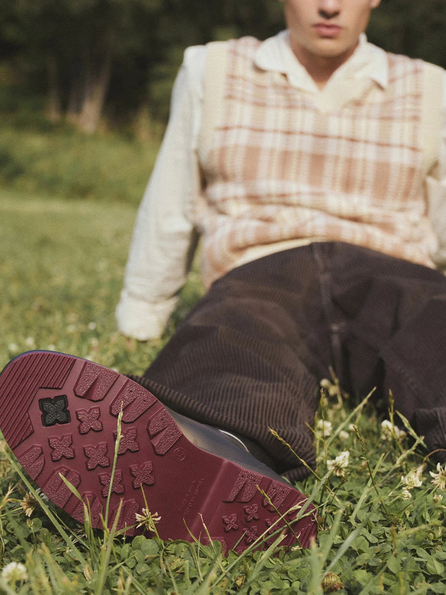 Men's rubber ankle rain boots with elastics | BARRIE