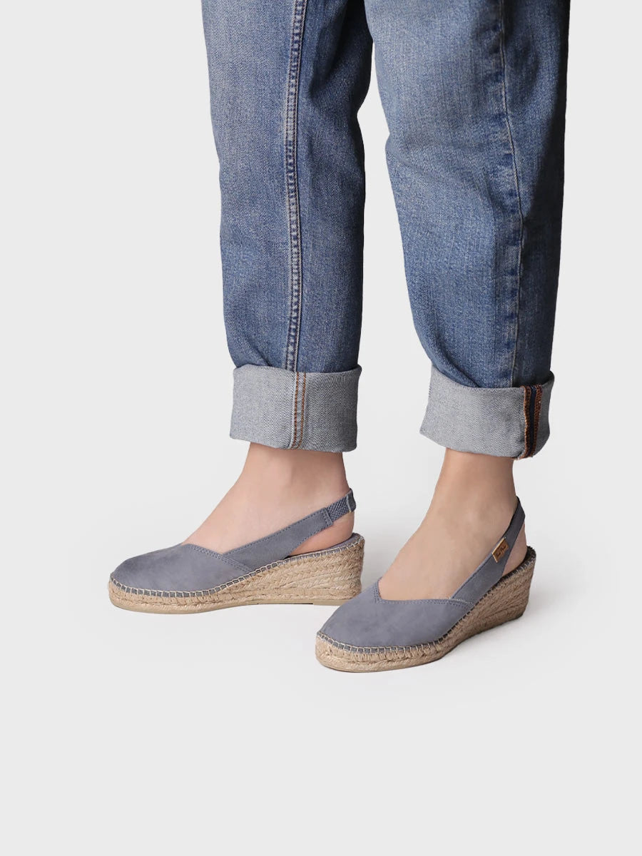 - Alpargata cerrada de cuña en ante para mujer | BETTY-A - Toni Pons