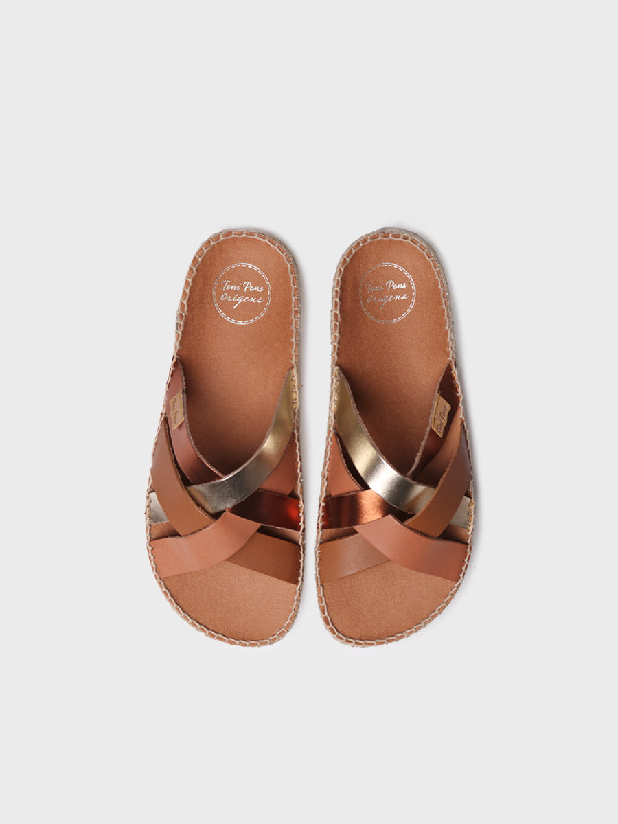 Sandalias mujer - Sandalia de mujer tipo BIO en piel - Toni Pons