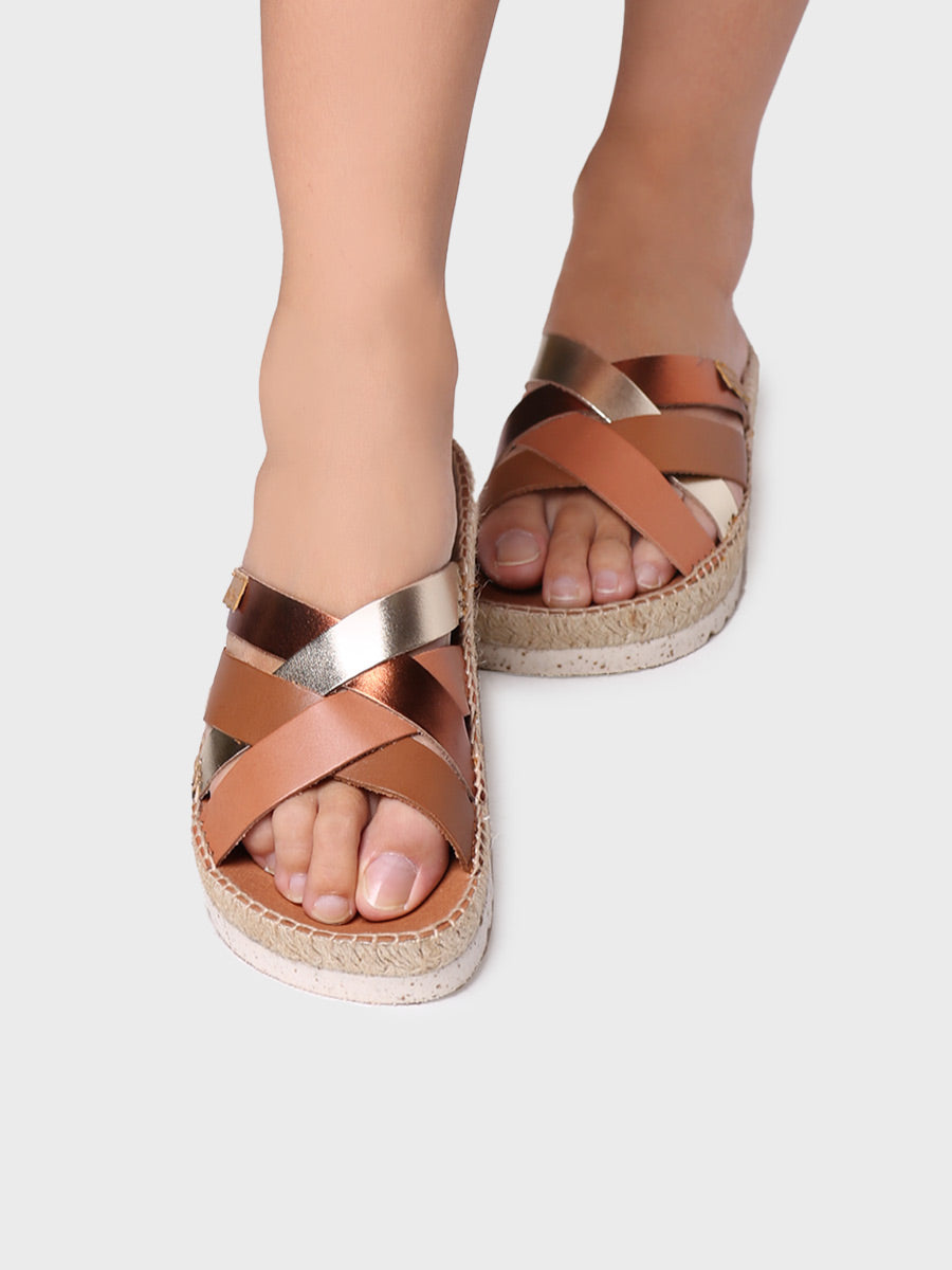 Sandalias mujer - Sandalia de mujer tipo BIO en piel  - Toni Pons