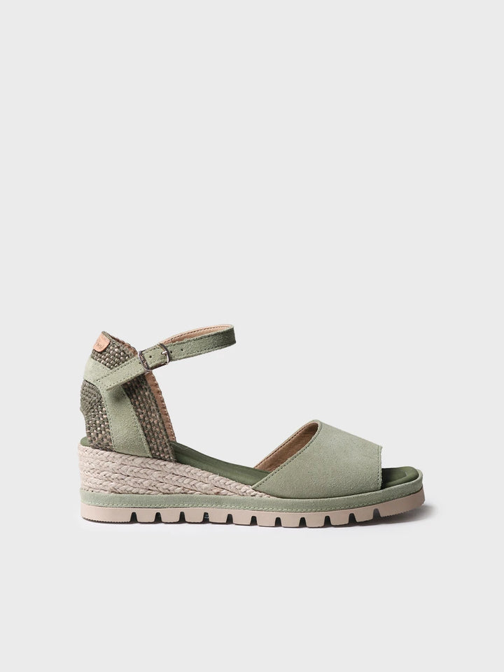 - Alpargatas de cuña de mujer en serraje | BRISA - Toni Pons