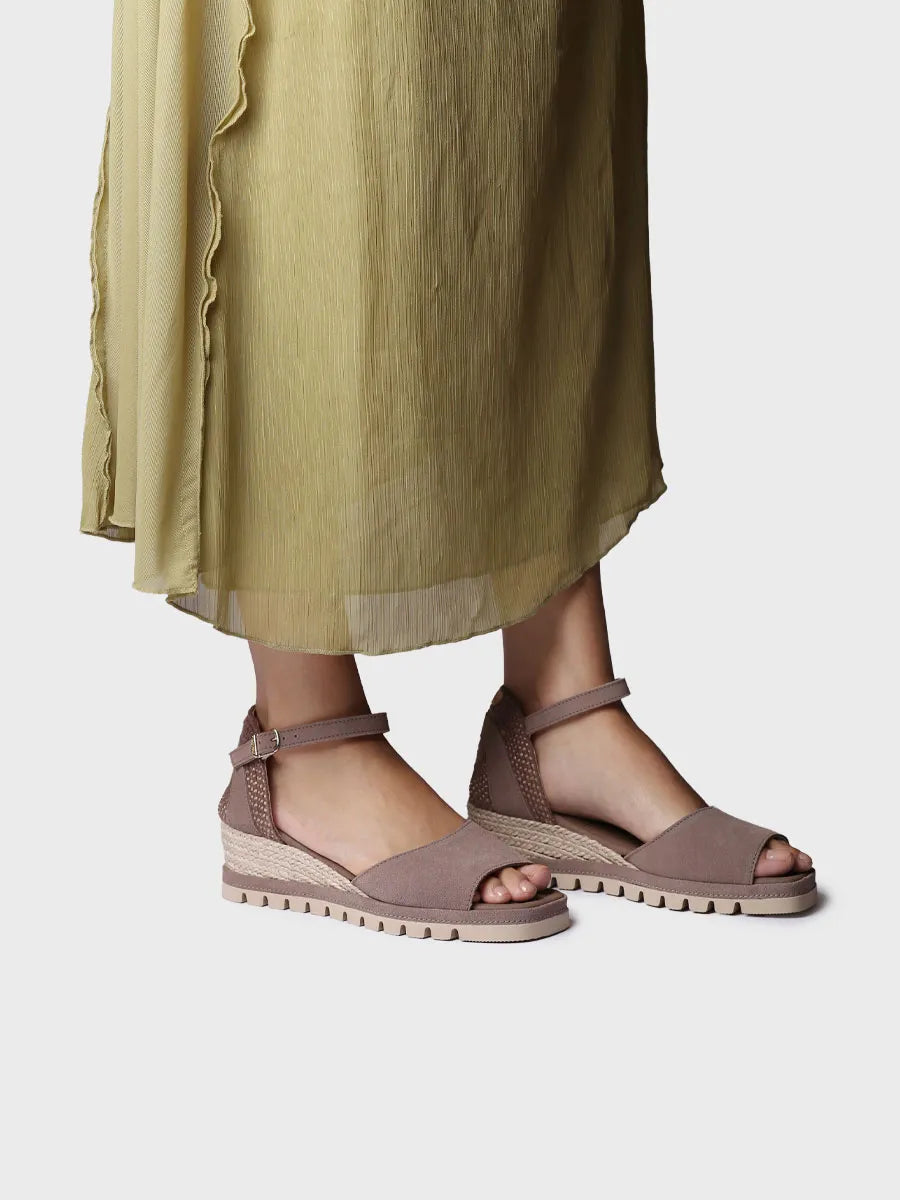 - Alpargatas de cuña de mujer en serraje | BRISA - Toni Pons