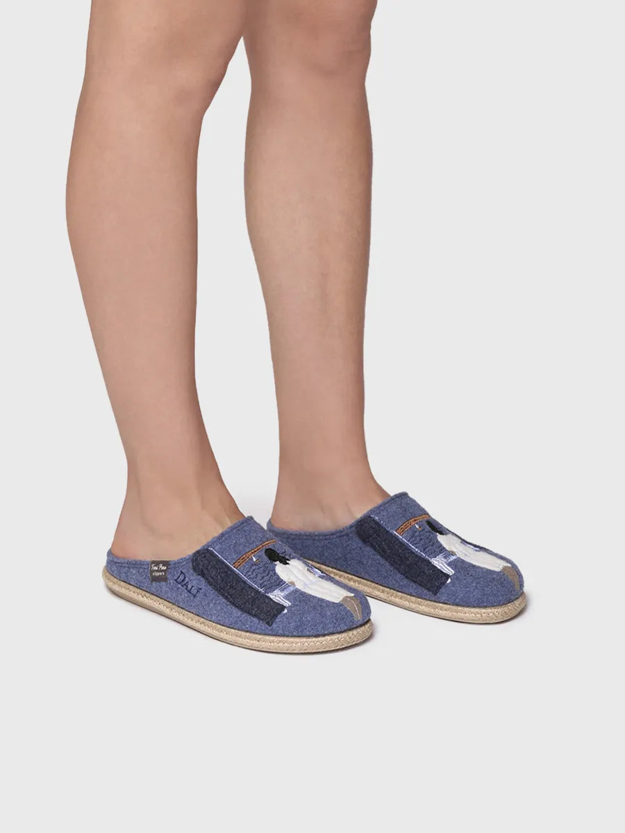 zapatillas de casa mujer - Zapatillas de casa de mujer inspiradas en la obra de Salvador Dalí | CADAQUES  - Toni Pons