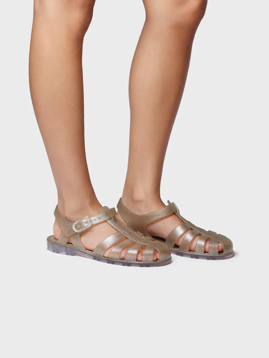 cangrejeras mujer - Cangrejeras impermeables de mujer con purpurina | CALA  - Toni Pons