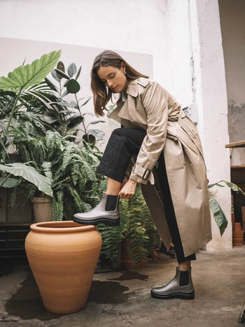 botines mujer - Botín de agua para mujer plateado | CALGARY - Toni Pons