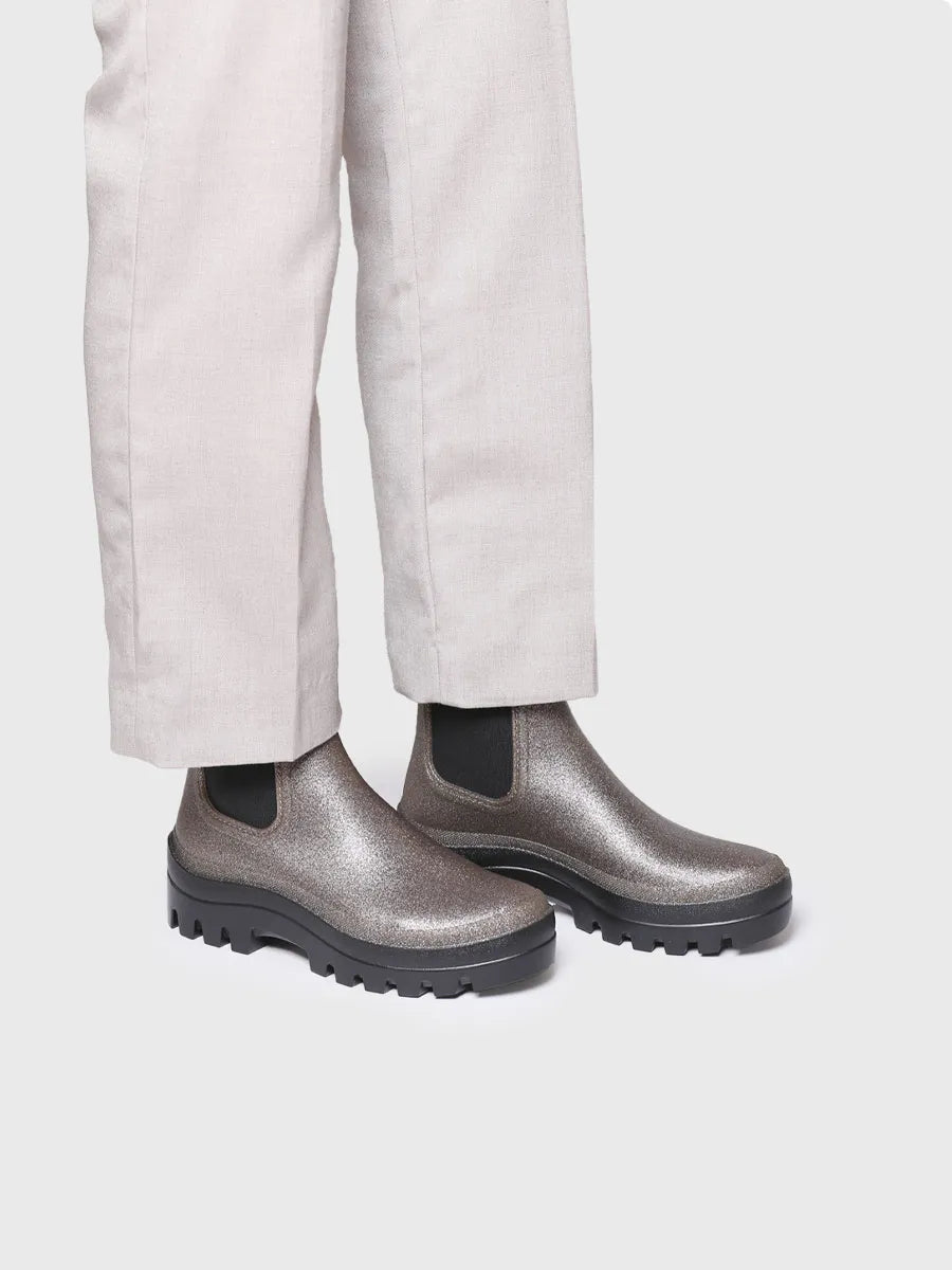 botines mujer - Botín de agua para mujer plateado | CALGARY  - Toni Pons