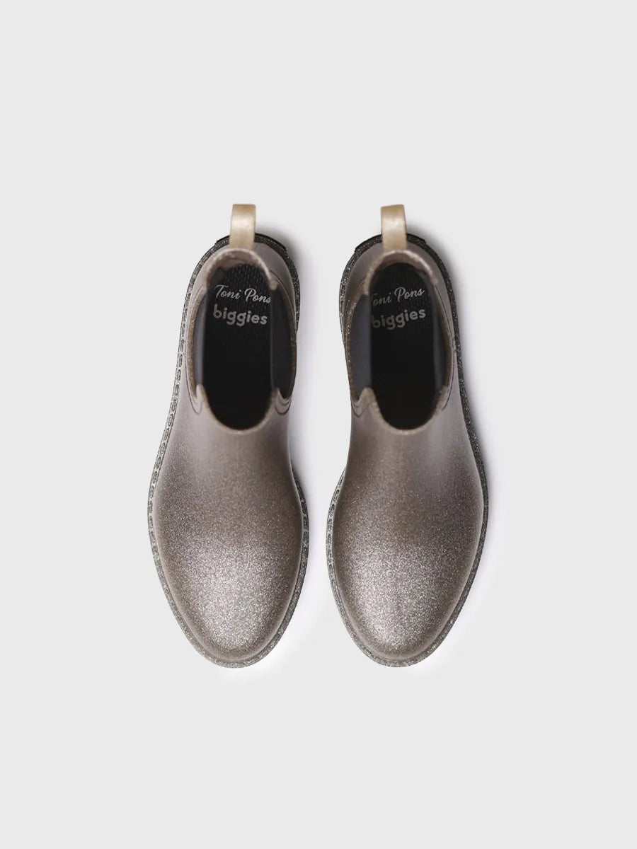 botines mujer - Botín de agua con efecto purpurina para mujer tipo Chelsea | CANNES  - Toni Pons