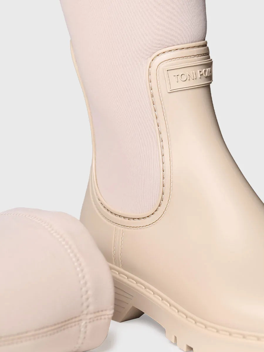 Botas mujer - Bota alta de agua para mujer en goma y licra | CARDIFF - Toni Pons
