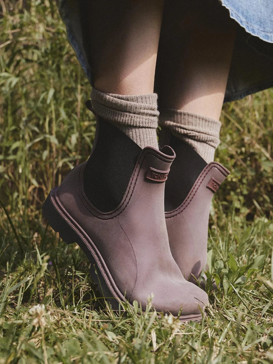 Women's barefoot rubber rain ankle boot | CHERYL