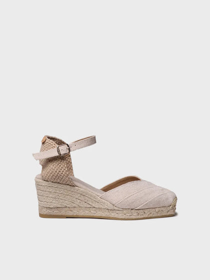 - Alpargatas de cuña de mujer en lona de algodón | CLARA - Toni Pons