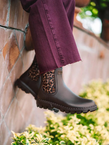 Botines mujer - Botines de agua para mujer con elásticos en animal print | CLAYTON - Toni Pons