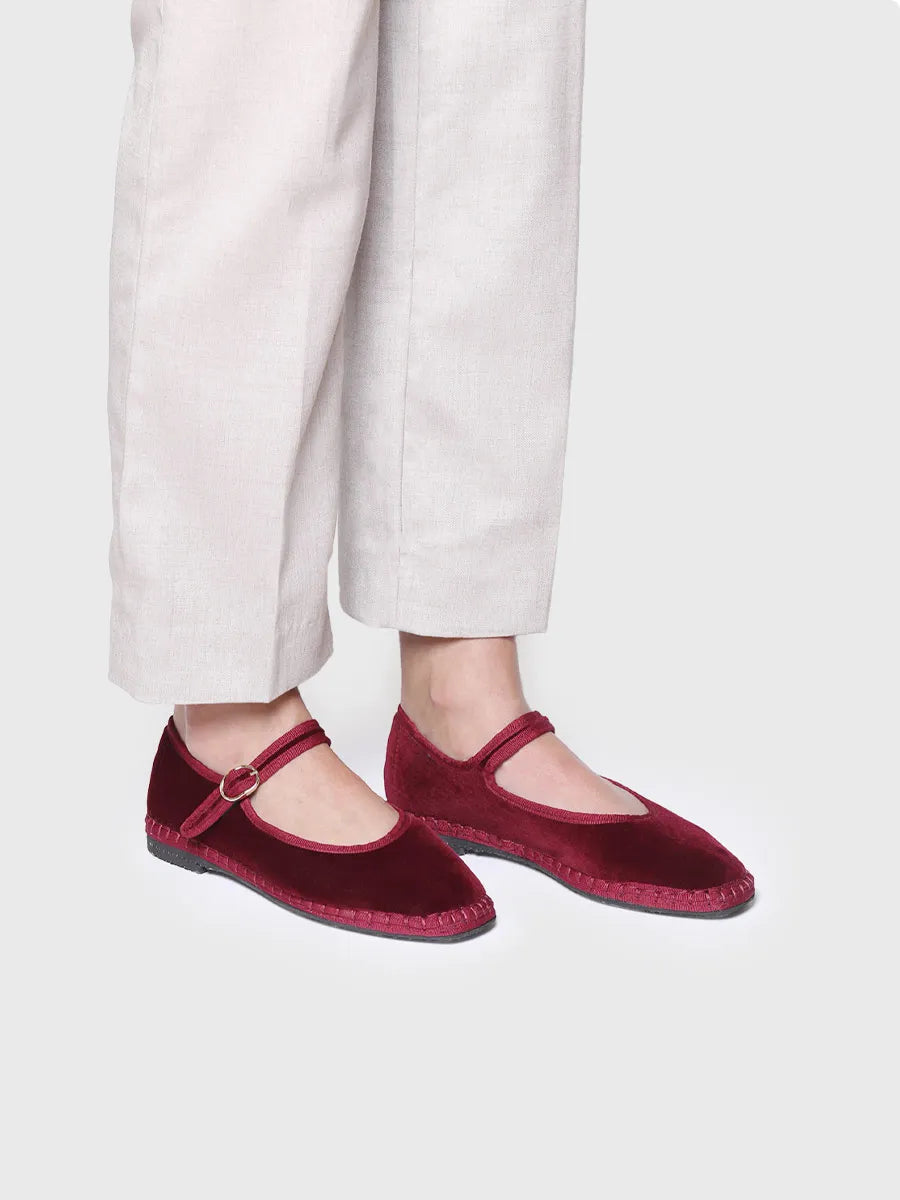 zapatos mujer - Mary Jane para mujer en terciopelo | CLOE - Toni Pons
