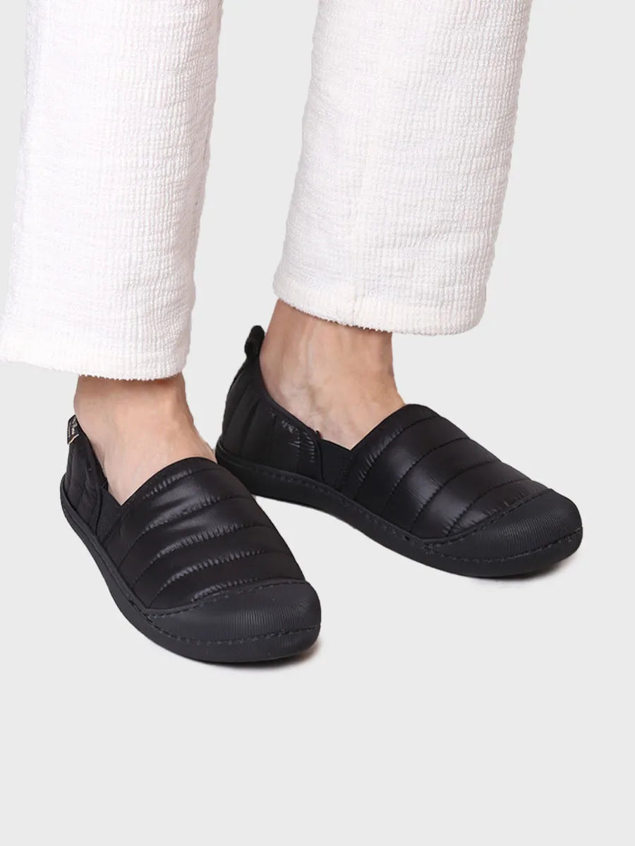 Men's slippers in rubber and quilted fabric - COLIN-TK