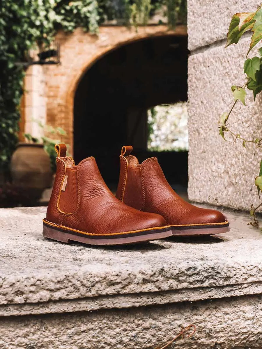 Botines infantil - Botín Chelsea para niños en piel | CORA-PO  - Toni Pons