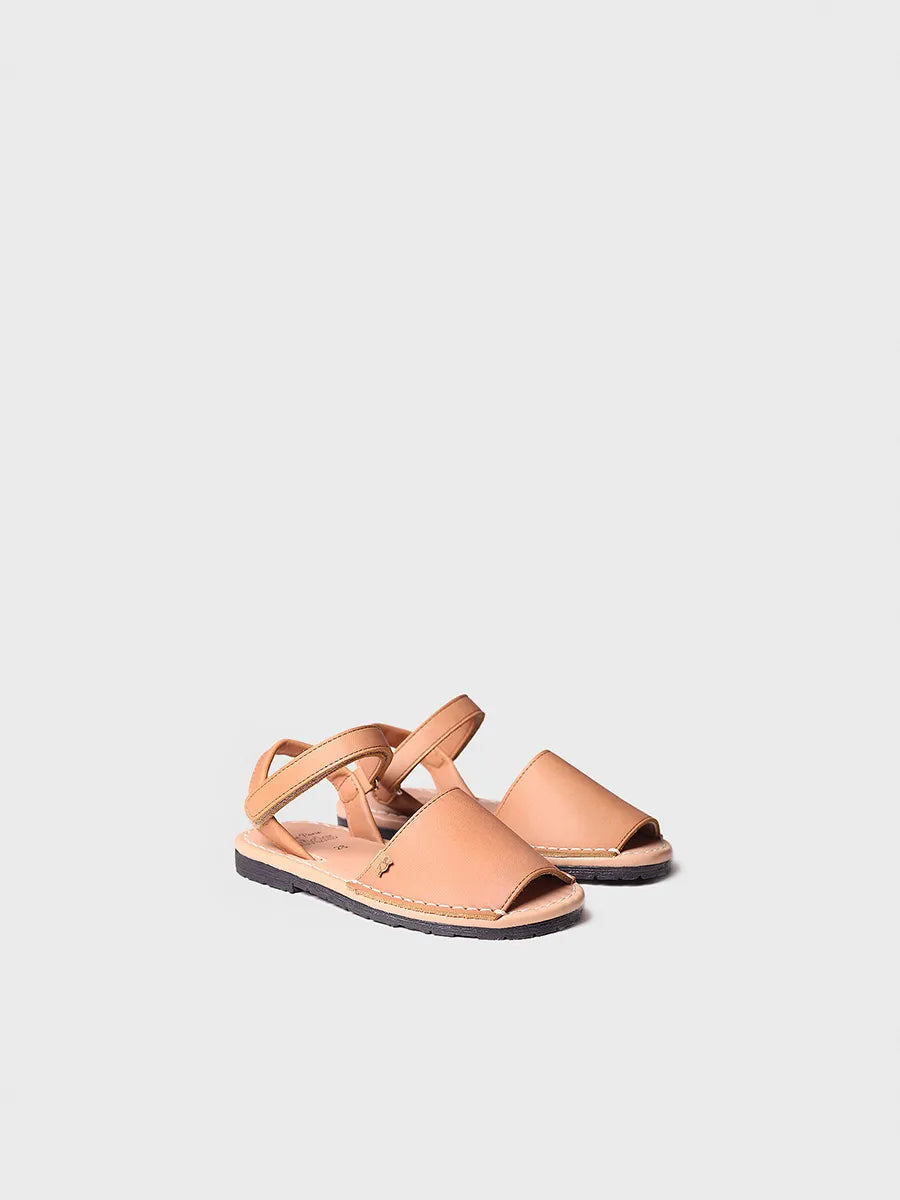 menorquinas infantiles - Abarca infantil en piel con cierre de velcro | COVA-SA  - Toni Pons