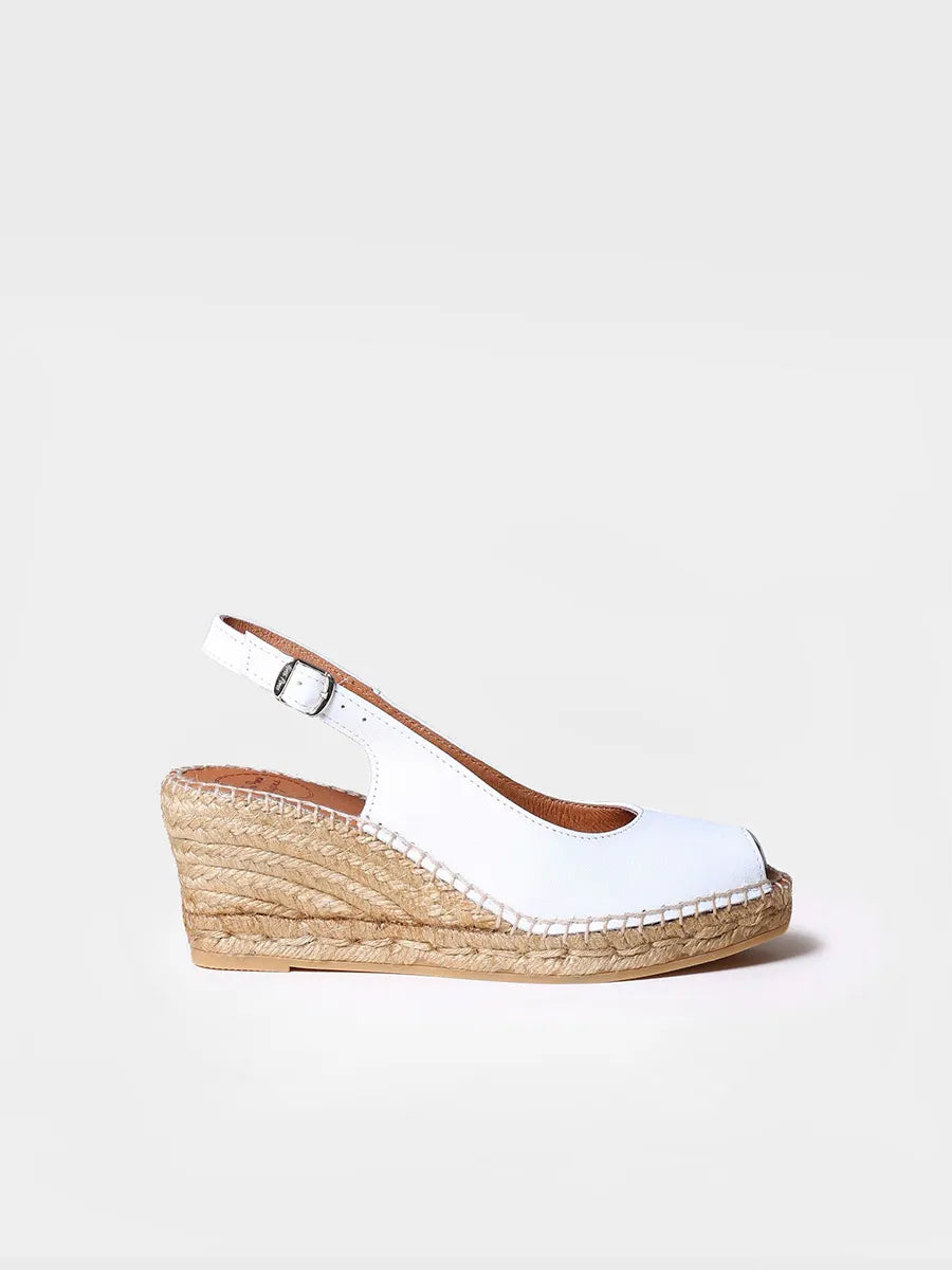Alpargatas mujer - Alpargata de cuña estilo peep toe - Toni Pons