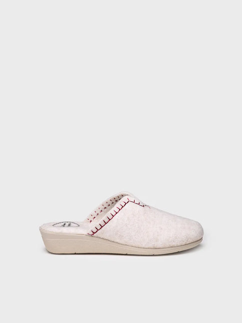 zapatillas de casa mujer - Zapatilla tipo zueco para mujer en fieltro reciclado | CUNIT-FR  - Toni Pons