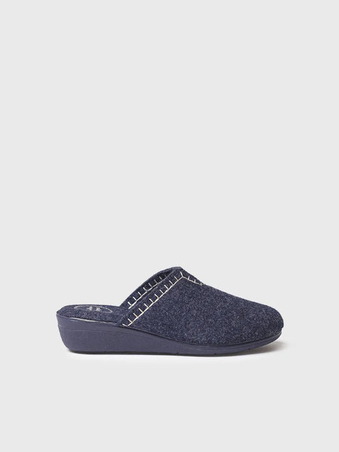 zapatillas de casa mujer - Zapatilla tipo zueco para mujer en fieltro reciclado | CUNIT-FR  - Toni Pons