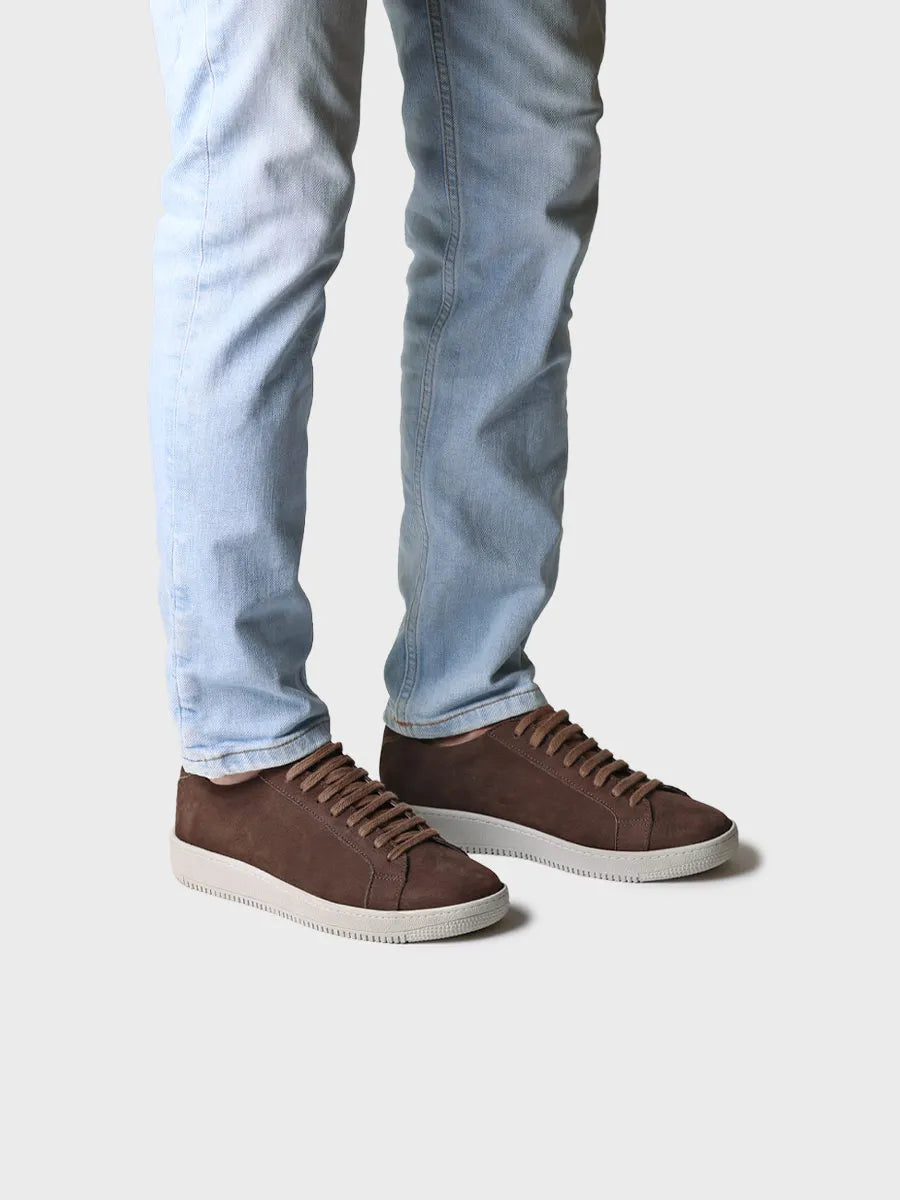 zapatos de cordones hombre - Zapatilla para hombre en piel nobuck con cordones | DALMAU - Toni Pons