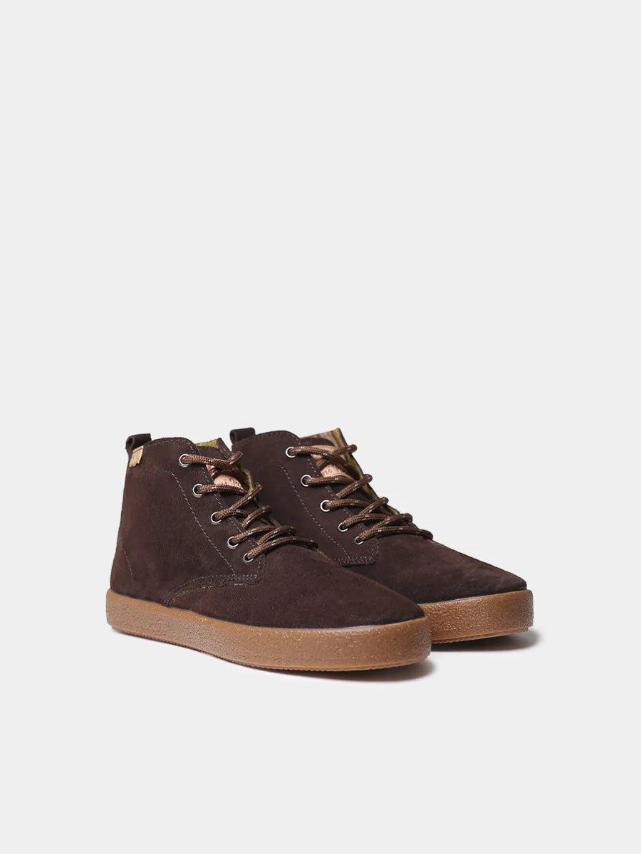 Botines hombre - Botín con cordones para hombre en serraje | DALTON-SY - Toni Pons