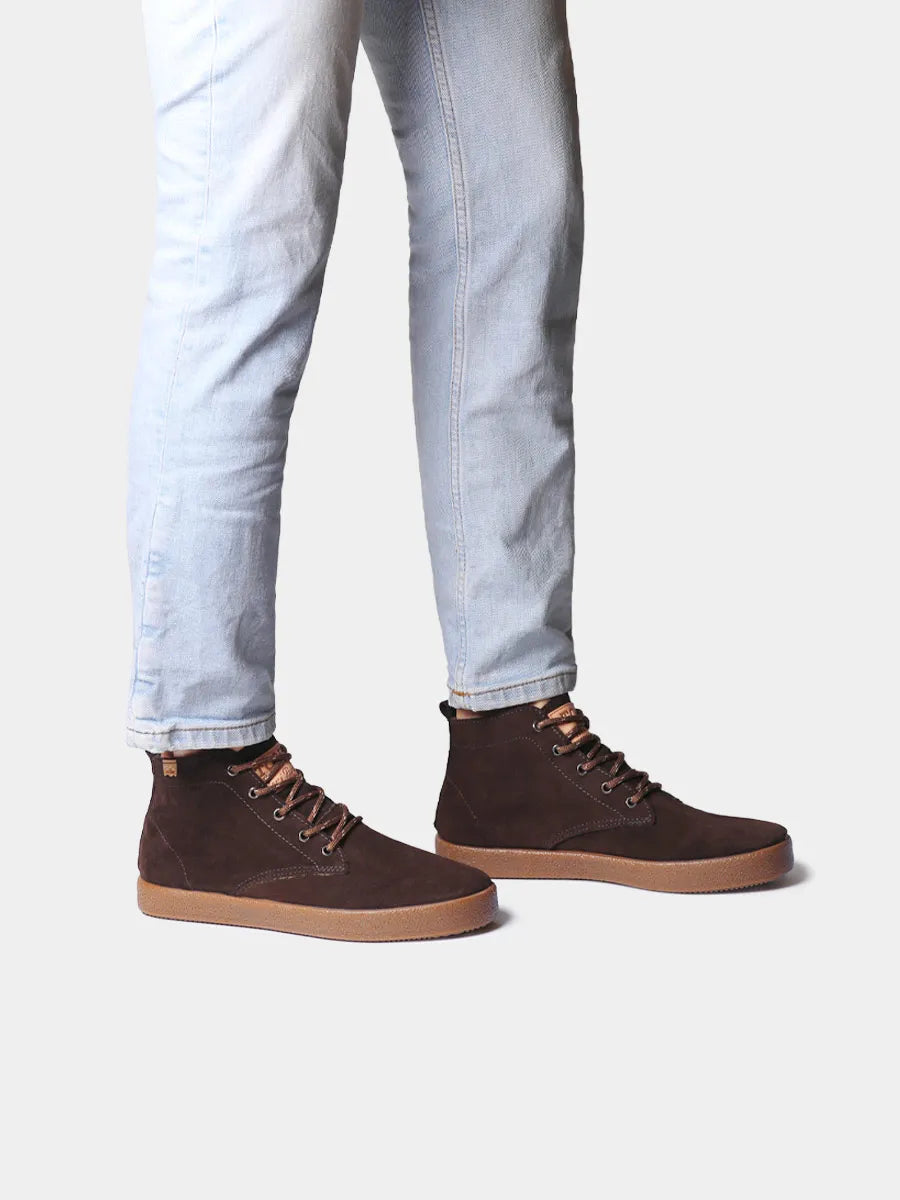 Botines hombre - Botín con cordones para hombre en serraje | DALTON-SY - Toni Pons