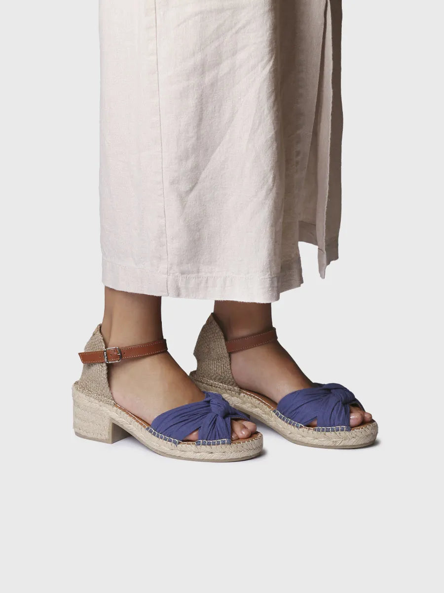 - Alpargatas de tacón bajo de mujer con nudo | DANIELA - Toni Pons