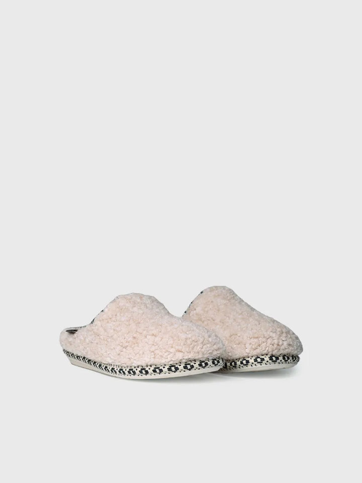 zapatillas de casa mujer - Zapatilla de casa tipo zueco para mujer en borrego | DARLA-SB - Toni Pons
