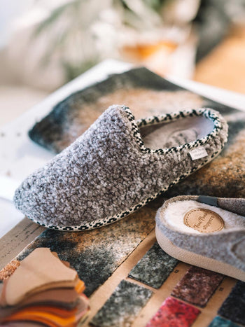 Women's slipper-style clog in Sheepskin - DARLA-SB