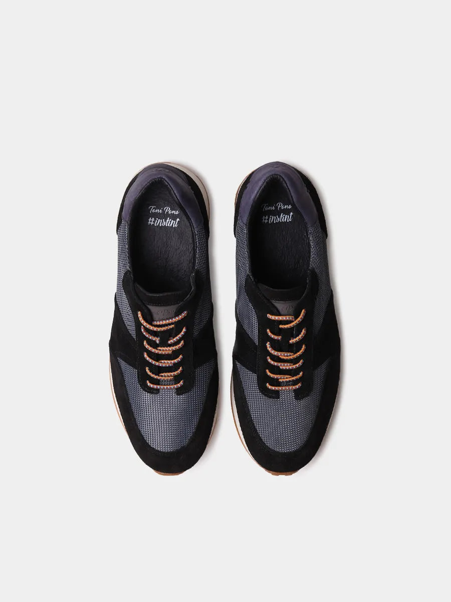 Zapatos con cordones hombre - Deportivas con cordones elásticos para hombre en serraje | DARO - Toni Pons