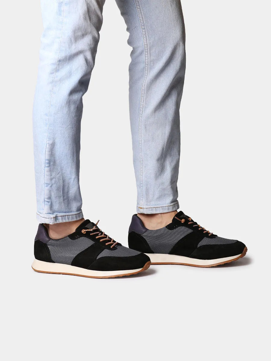 Zapatos con cordones hombre - Deportivas con cordones elásticos para hombre en serraje | DARO - Toni Pons