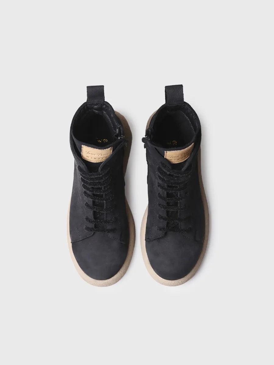 botines mujer - Botín para mujer en piel nobuk con cordones | DASHA  - Toni Pons