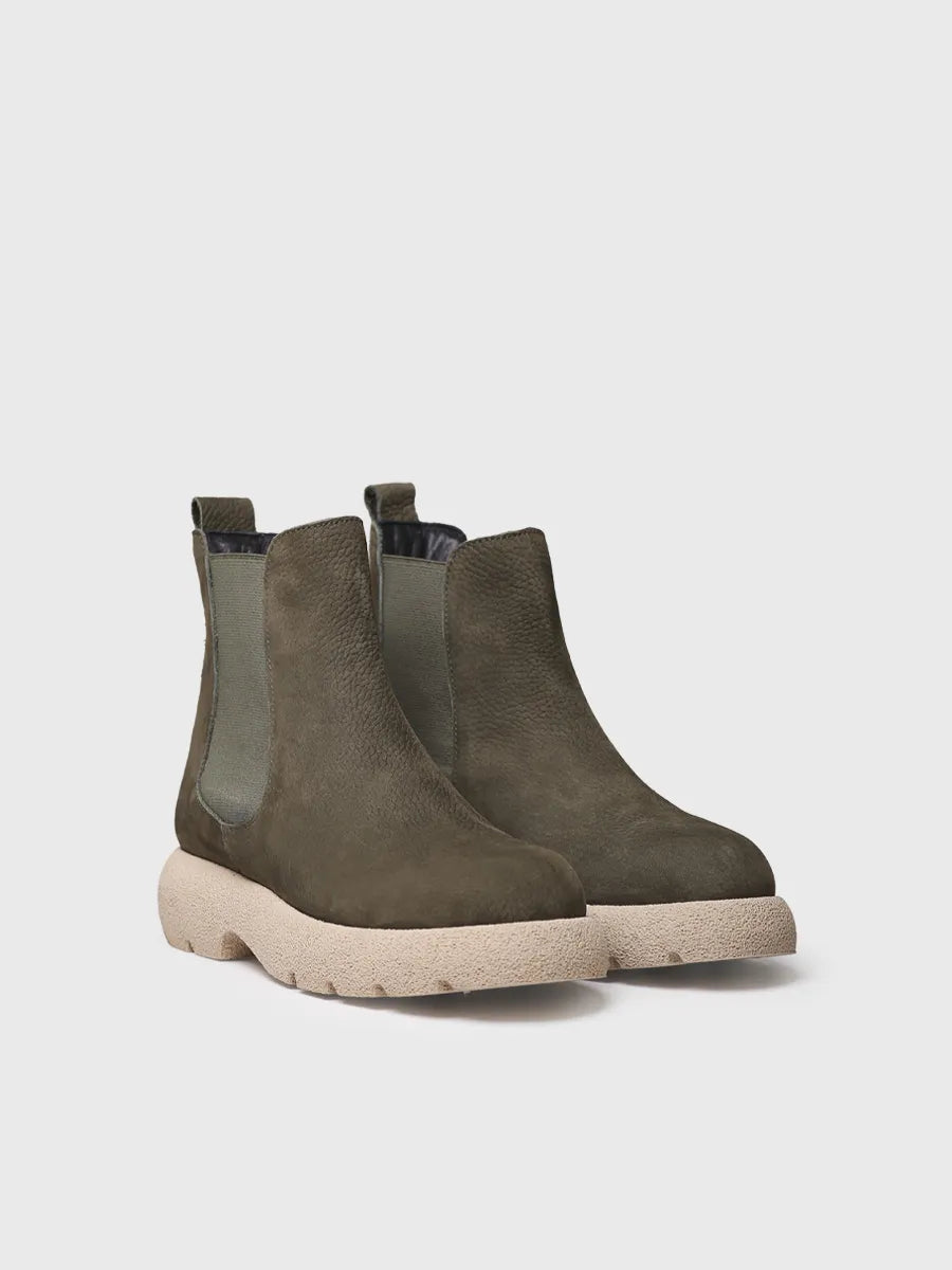 botines mujer - Botín en piel nobuk para mujer | DAVINIA  - Toni Pons