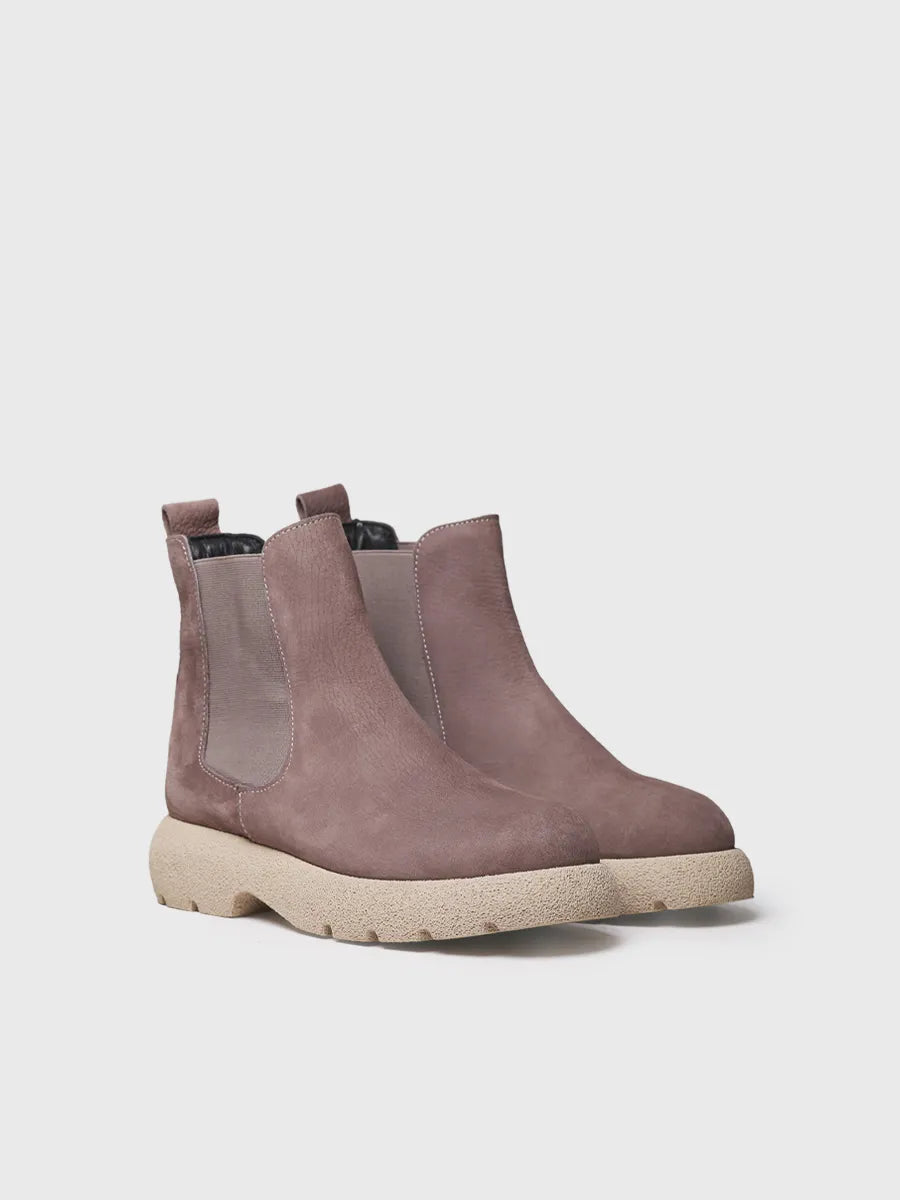 botines mujer - Botín en piel nobuk para mujer | DAVINIA  - Toni Pons