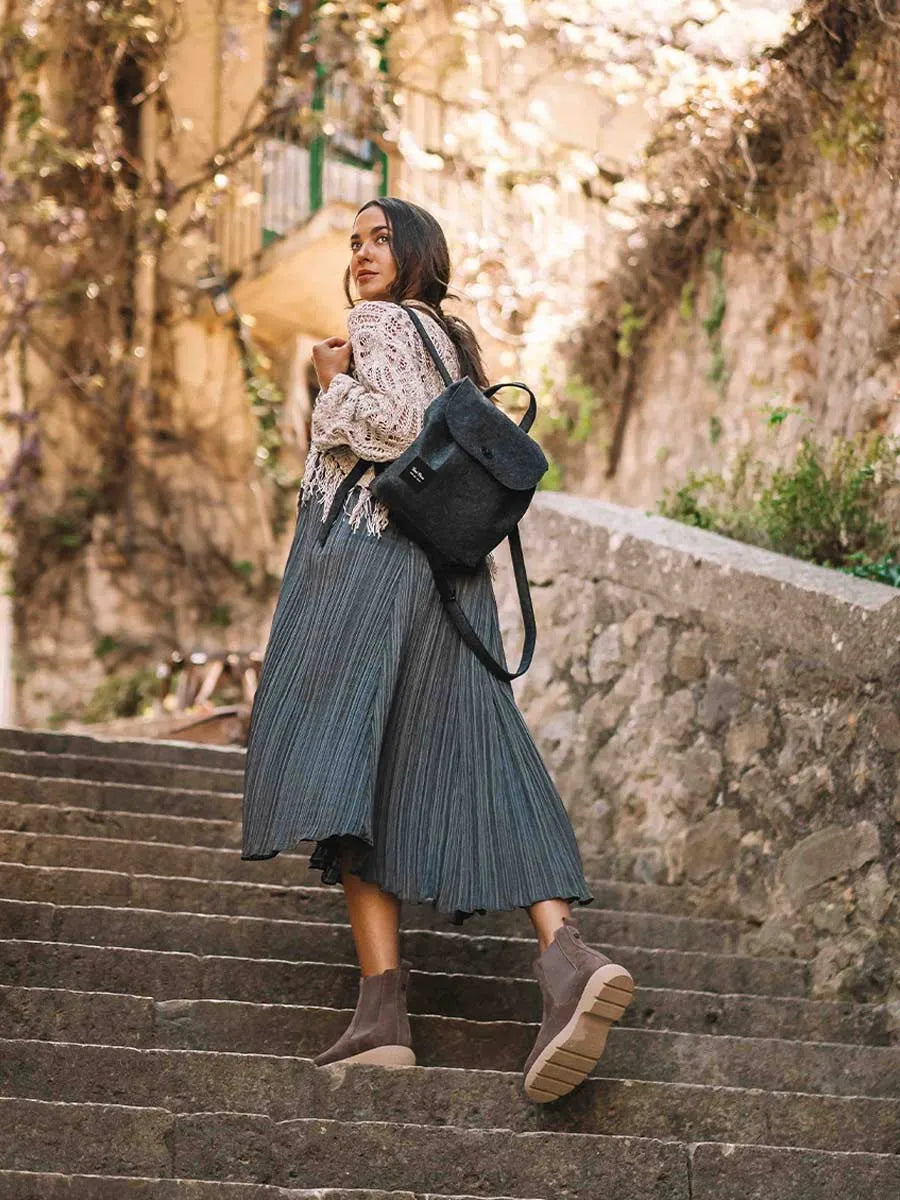 botines mujer - Botín en piel nobuk para mujer | DAVINIA  - Toni Pons