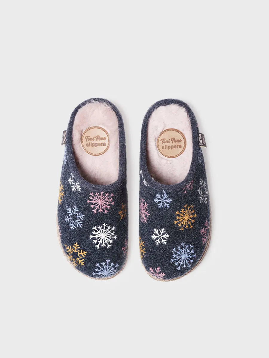 zapatillas de casa mujer - Slippers para mujer en fieltro | DELI-CP - Toni Pons