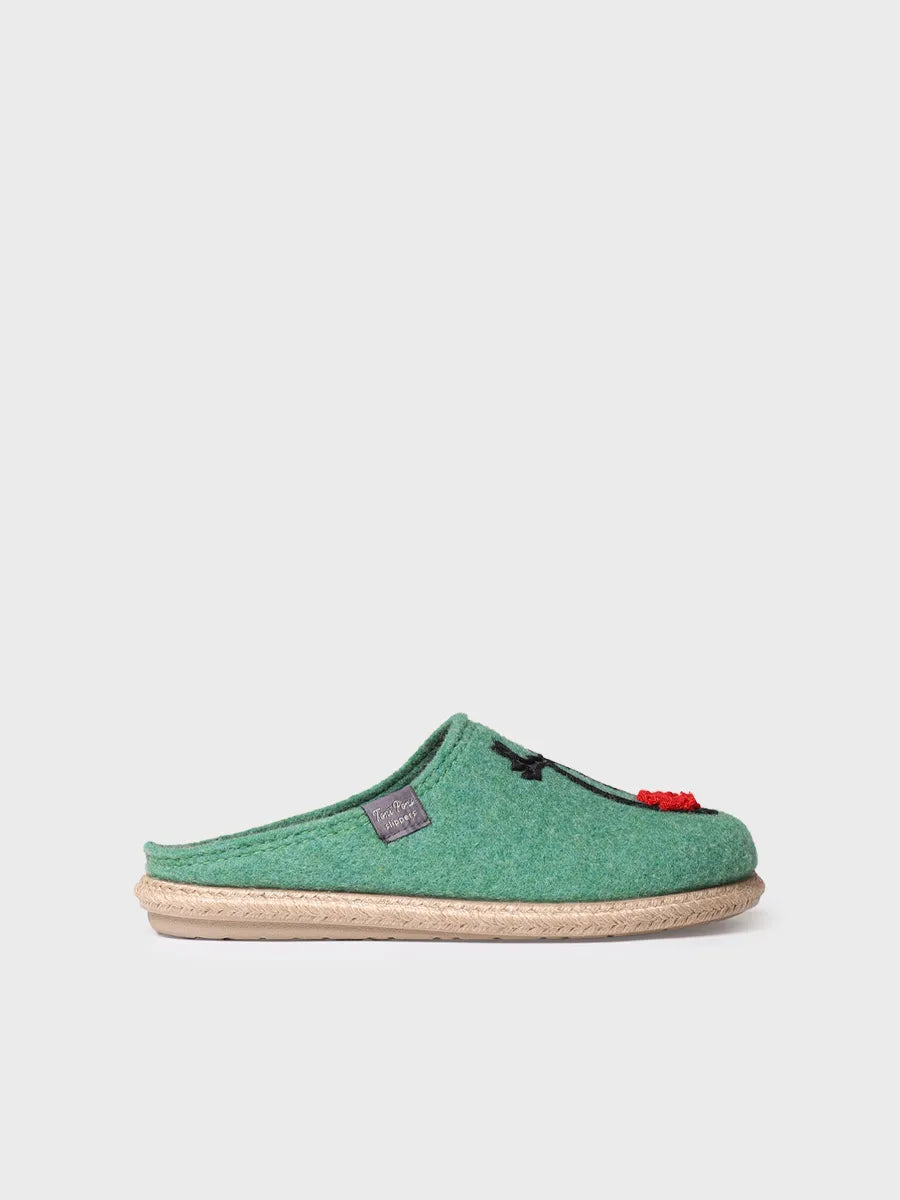zapatillas de casa mujer - Slippers para mujer en fieltro en Crudo | DELI-DR - Toni Pons
