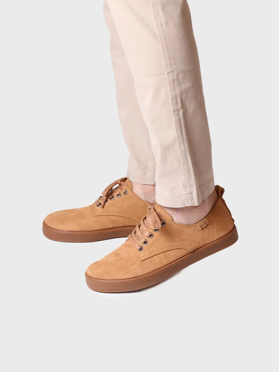 Men's lace-up shoe in split leather - DERBY-SY